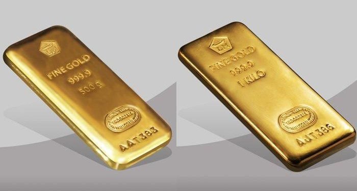 Harga emas produksi Antam dan UBS di Pegadaian