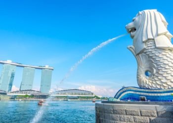 Patung Merlion Singapura Ditutup Hingga 3 Bulan