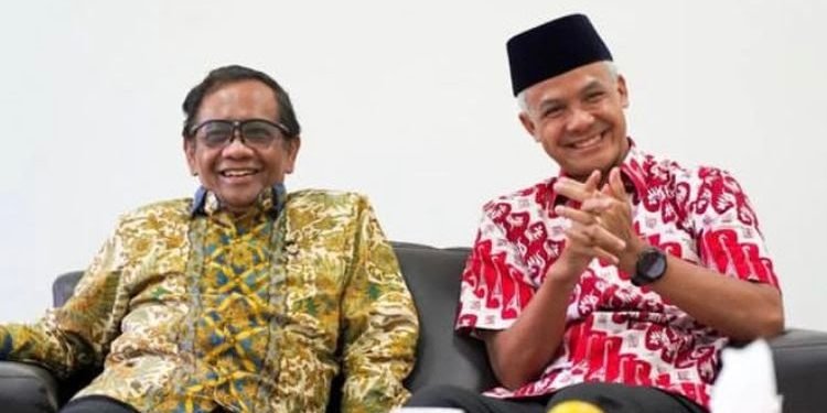 Mahfud MD cawapres Ganjar Pranowo