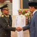 Jokowi Lantik Agus Subianto Jadi Kasad Gantikan Dudung Abdurachman