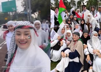 Artis ikut aksi Bela Palestina