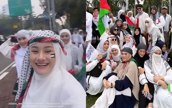 Artis ikut aksi Bela Palestina