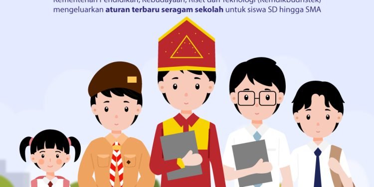 Ilustrasi Baju Adat di Sekolah