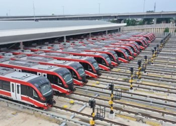 Selama bulan Februari LRT Jabodebek akan tetap melayani pengguna hingga pukul 23.03 WIB