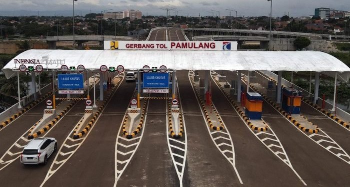 Presiden Joko Widodo (Jokowi) dijadwalkan meresmikan Tol Pamulang-Cinere-Raya Bogor pada Senin (8/1/2024)