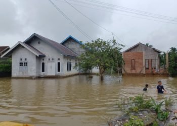 Banjir di Muaro Jambi 70 Desa 6 Kecamatan 2.241 KK Terdampak