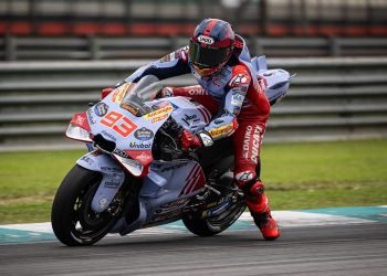 Kecelakaan Perdana Marc Marquez Tunggangi Ducati