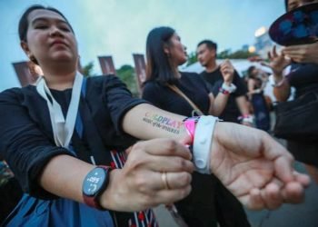 Indonesia Negara dengan Tingkat Pengembalian Xylobands Coldplay Terendah