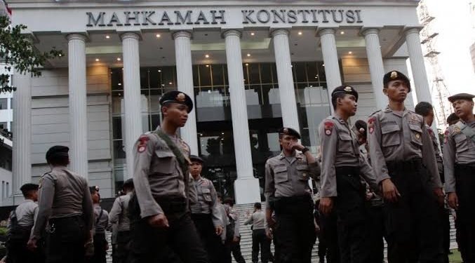 Polri Turunkan 377 Personel Amankan Sidang Sengketa Pilpres di MK