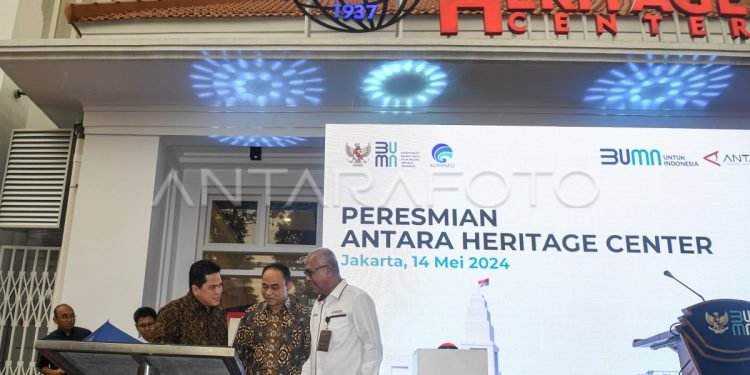 Kantor Redaksi Baru Antara di Pasar Baru, Jakarta Pusat ini, digadang-gadang akan menjadi destinasi wisata sejarah dan jurnalisme.