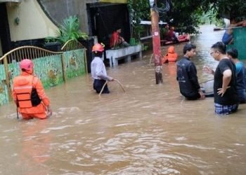 Kali Ciliwung Meluap, 47 RT Terendam Banjir