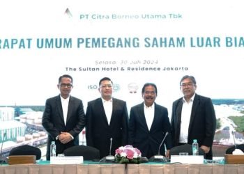 PT Citra Borneo Utama Tbk (CBUT) resmi mengangkat Ronny Hertantyo Raharjo sebagai Direktur Utama dalam Rapat Umum Pemegang Saham Luar Biasa (RUPSLB) (30/7/2024)