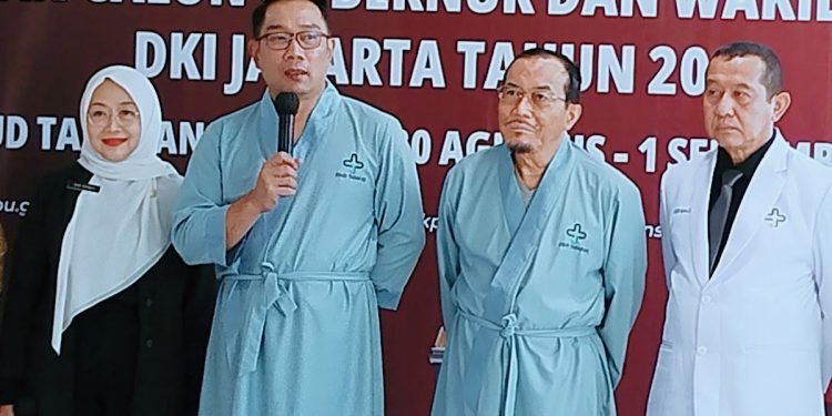 RK-Suswono Jalani Pemeriksaan Kesehatan di RSUD Tarakan