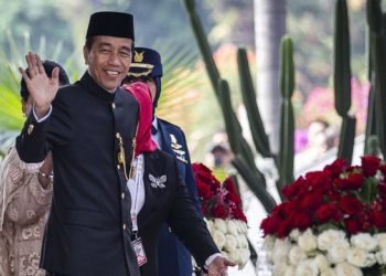 Hadiri Sidang Tahunan MPR, Presiden Jokowi Kenakan Baju Adat Betawi