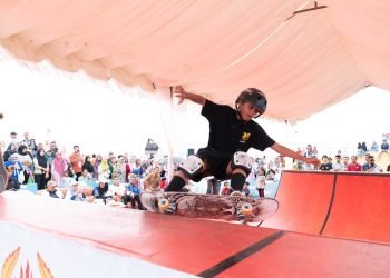 Atlet Skateboard Jagad Amani Nurima Memukau PON XXI Aceh