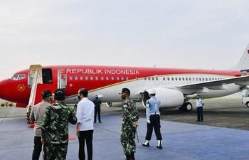 Pesawat Kepresidenan Mendarat Perdana di Bandara IKN Siang Ini
