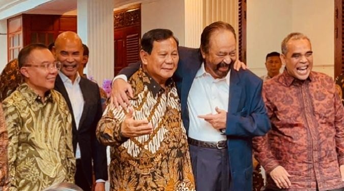 Ogah Masuk Kabinet, Prabowo Akan Temui Surya Paloh
