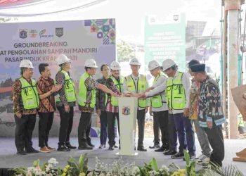 Groundbreaking TPS Mandiri Pasar Induk Kramat Jati