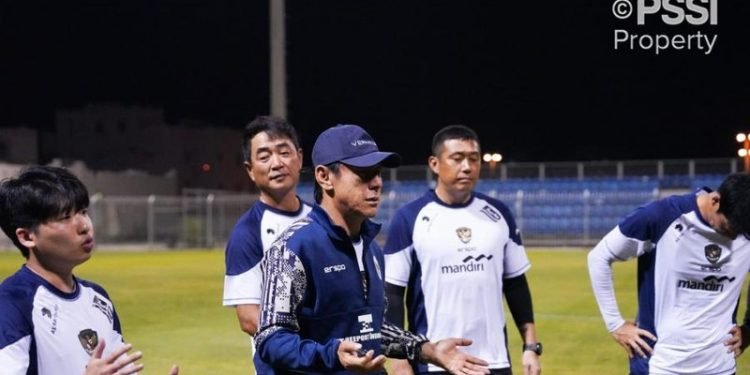Intip Sesi Latihan Skuad Garuda Jelang Lawan Bahrain Besok