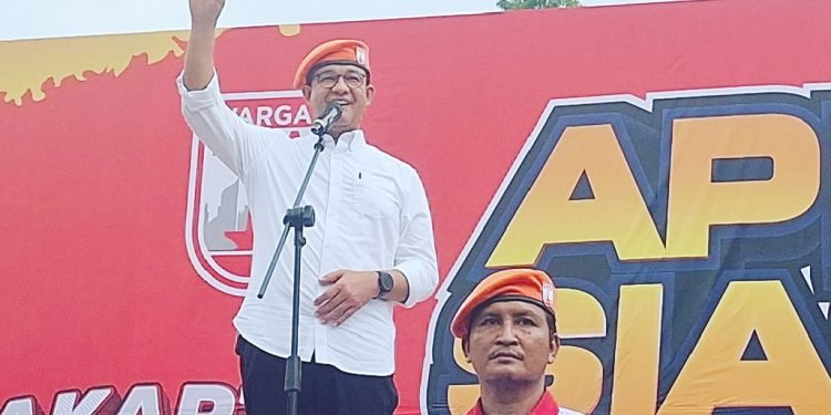 Anies Hadiri Kampanye Pramono-Rano