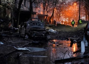 Rusia Ngamuk, Bombardir Habis Kota Kyiv