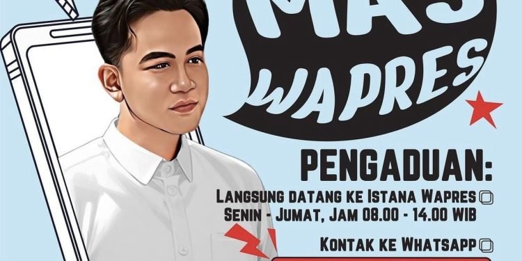 Gibran Buka Layanan Pengaduan Masyarakat di Istana Wapres      