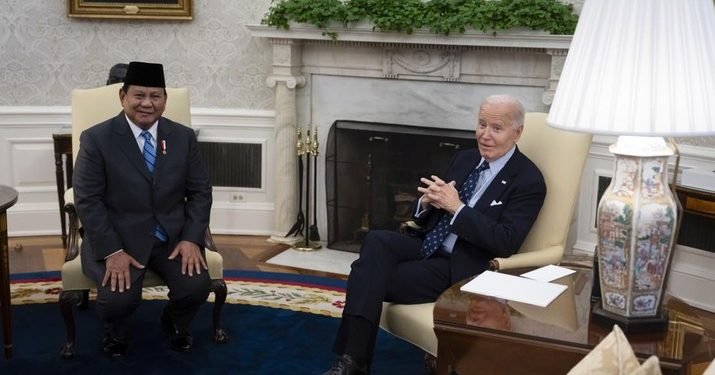 Isi Pertemuan Prabowo & Joe Biden di Gedung Putih