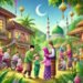 Ilustrasi Idul Fitri Dibuat kecerdasan Buatan