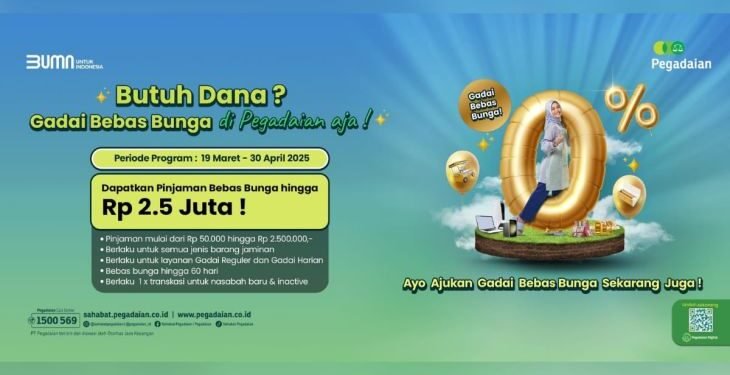 Layanan Gadai Bebas Bunga