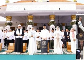 Khofifah Buka Puasa Bersama Masyarakat, Sampaikan Pesan Damai