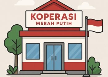 Ilustrasi Koperasi Merah Putih