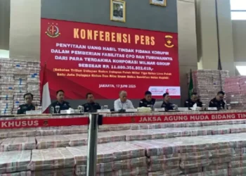 Kejagung Sita Rp11,8 Triliun dari Kasus Wilmar, Rp2 Triliun Dipamerkan Bak Gunungan Uang