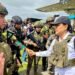 Sri Mulyani Dikawal 9 Polwan Saat Kunjungan ke Nduga, Papua