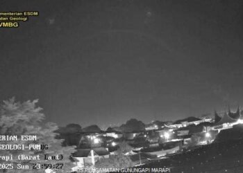 Aktivitas Tremor Gunung Marapi Meningkat, Warga Diminta Waspada