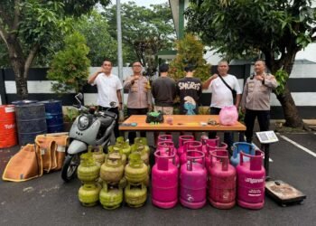Polisi Tangkap Dua Pengoplos Gas Elpiji di Tangerang, Sita Puluhan Tabung dan Peralatan
