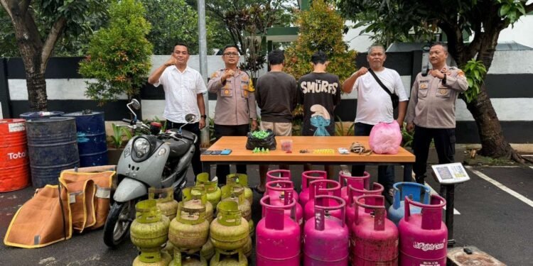 Polisi Tangkap Dua Pengoplos Gas Elpiji di Tangerang, Sita Puluhan Tabung dan Peralatan