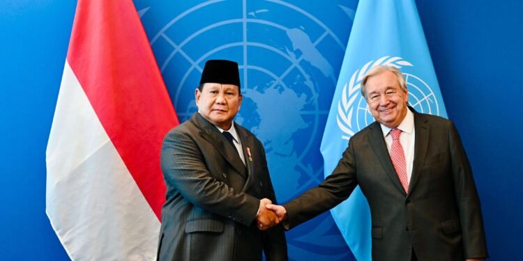 Prabowo Temui Sekjen PBB Bahas Solidaritas Global dan Perdamaian Palestina