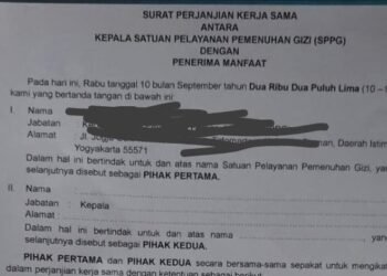 Viral Surat Rahasiakan Keracunan MBG, SPPG DIY: Itu Versi Lama