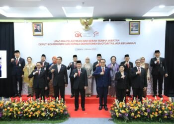 OJK meyakini dengan dukungan jajaran pejabat yang baru dilantik, kolaborasi antara regulator, pelaku industri, dan masyarakat dapat semakin erat, sehingga mampu menciptakan ekosistem keuangan yang sehat, inklusif, dan berkelanjutan