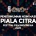 Dari kategori film pula, film Pengepungan di Bukit Duri dan The Shadow Strays mendominasi perolehan nominasi di ajang Piala Citra Festival Film Indonesia (FFI) 2025. Keduanya sama-sama mengantongi 12 nominasi di berbagai kategori bergengsi. Untuk malam puncak penganugerahan Piala Citra Festival Film Indonesia (FFI) 2025, direncanakan akan dígelar pada 20 November 2025