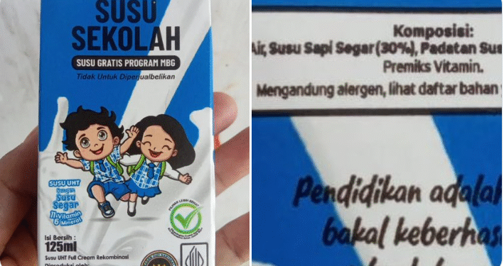 Viral Susu MBG Hanya 30 Persen Susu, Ini Kata BGN