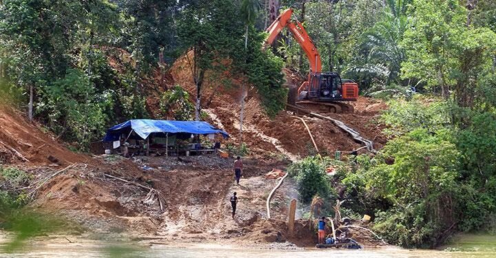 Kemenhut-TNI Gelar Operasi Gabungan Berantas Tambang Emas Ilegal di Gunung Salak