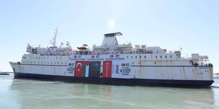 Turki Kirim Kapal “Kebaikan” ke-17 Bawa 900 Ton Bantuan untuk Gaza