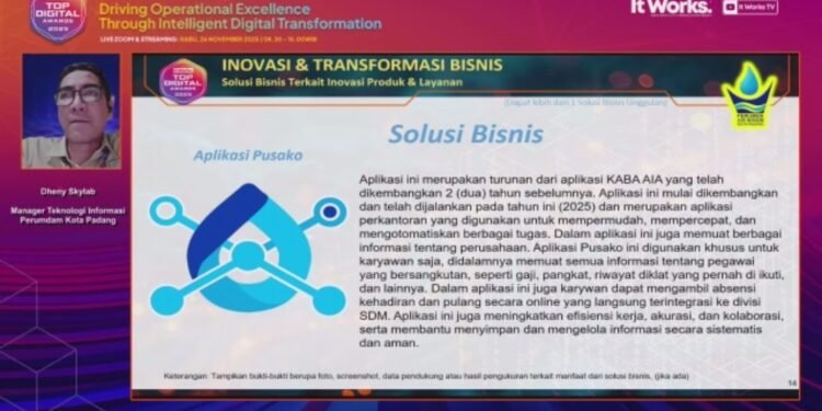 Perumda Air Minum Kota Padang Pacu Layanan Prima Melalui Transformasi Digital