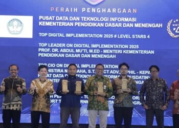Pacu Transformasi Digital Nasional, Rumah Pendidikan Kemendikdasmen Raih Penghargaan TOP Digital Awards