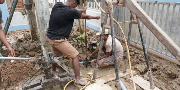 BNPB dan Kementerian PU Bangun Puluhan Sumur Air Bersih di Aceh Tamiang