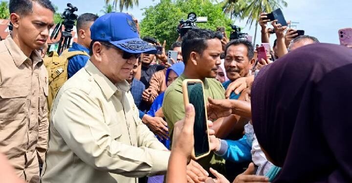 Prabowo Janji Sawah Rusak Direhabilitasi Gratis