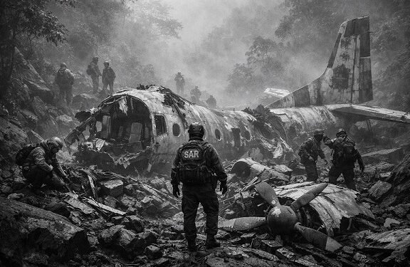 Puing Pesawat Ditemukan di Gunung Bulusaraung, Tim SAR Berpacu dengan Cuaca Ekstrem