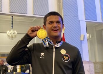 Pecahkan Rekor Dunia, Lifter Rizki Juniansyah Naik Pangkat Jadi Kapten TNI