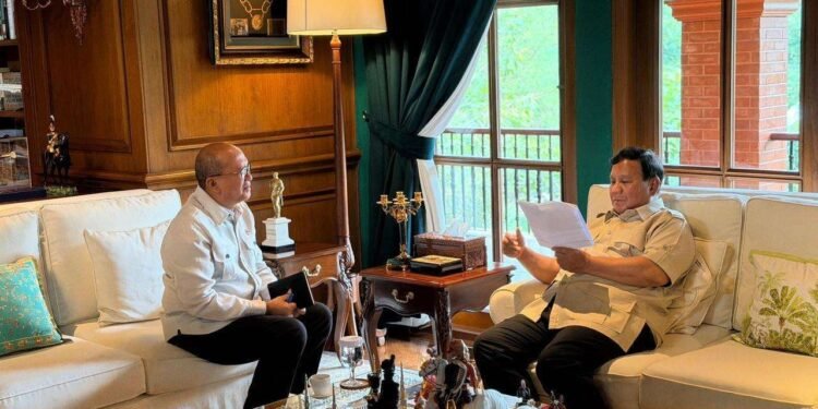 Prabowo Terima Rosan di Hambalang, Bahas Proyek Hilirisasi Rp100 Triliun